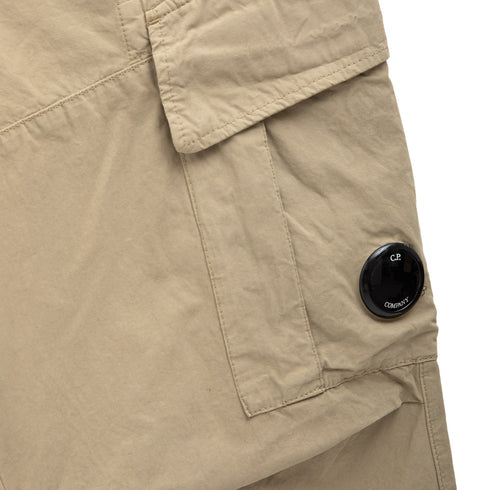 C.P. Company Microreps Loose Cargo Pants Silver Sage 335 15CMPA401A Degli Uberti